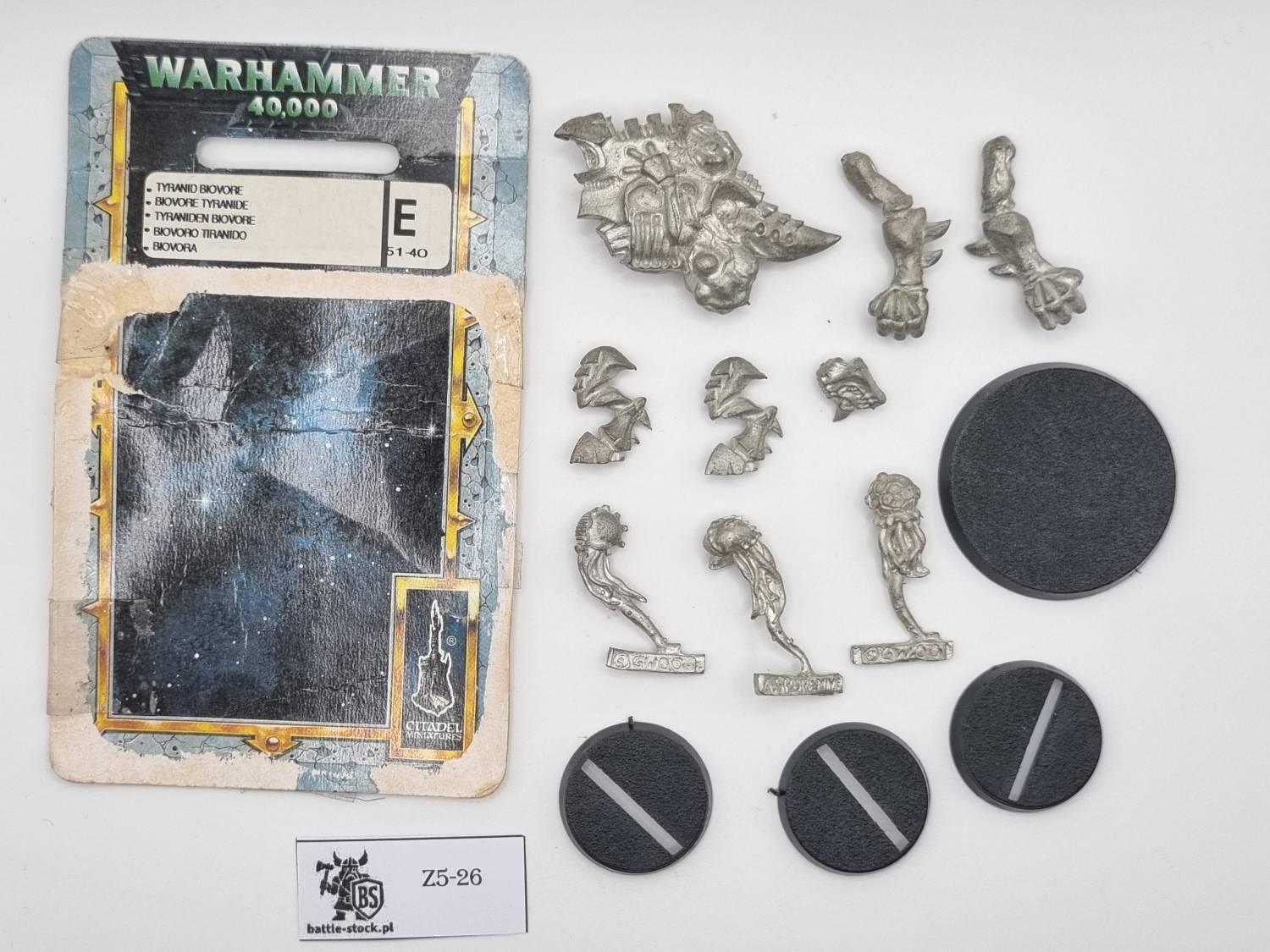 Tyranid biovore metal - podwójna lewa noga