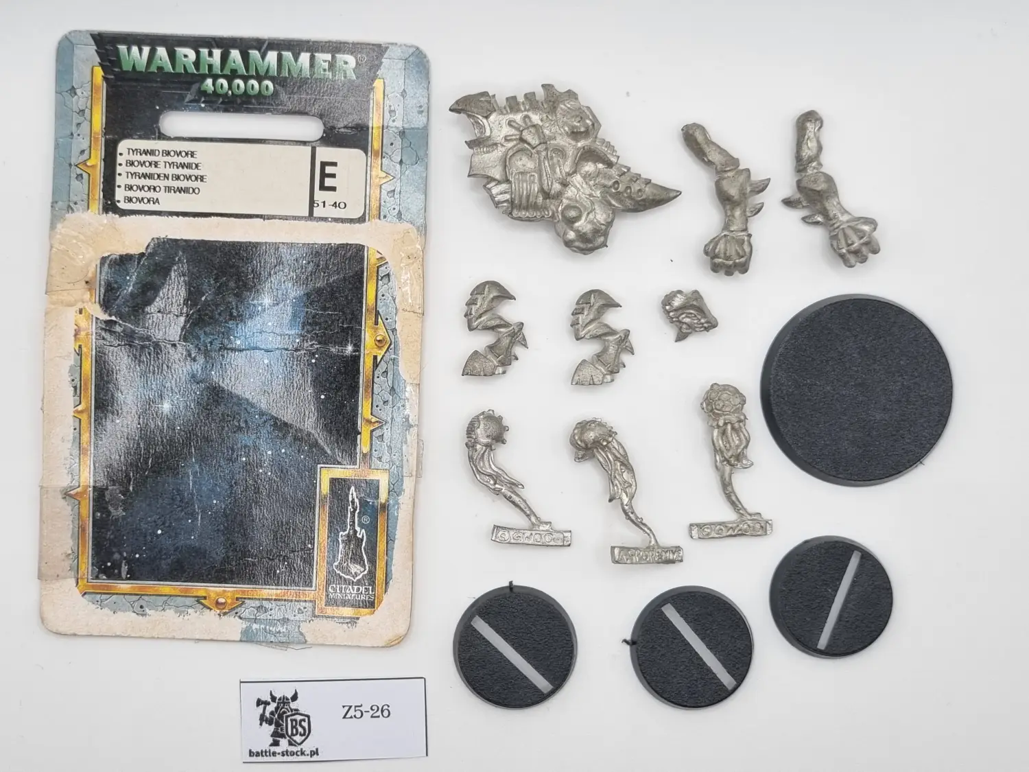 Tyranid biovore metal - podwójna lewa noga