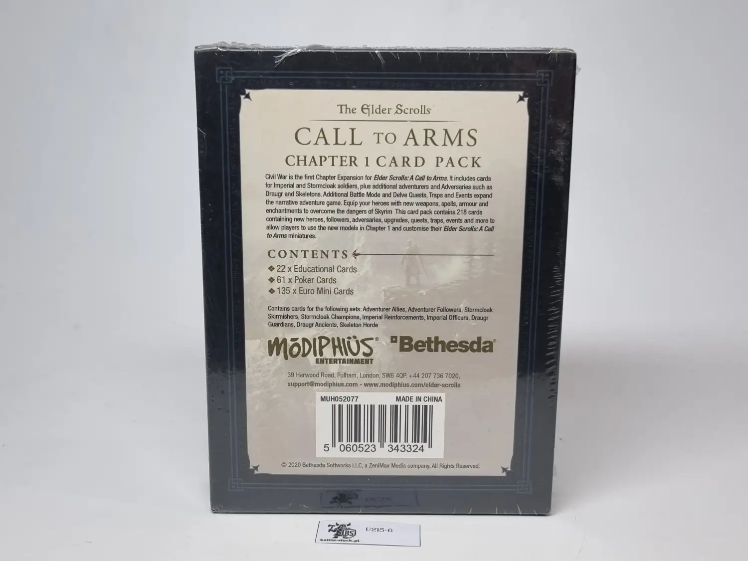 call to arms chapter 1 card pack