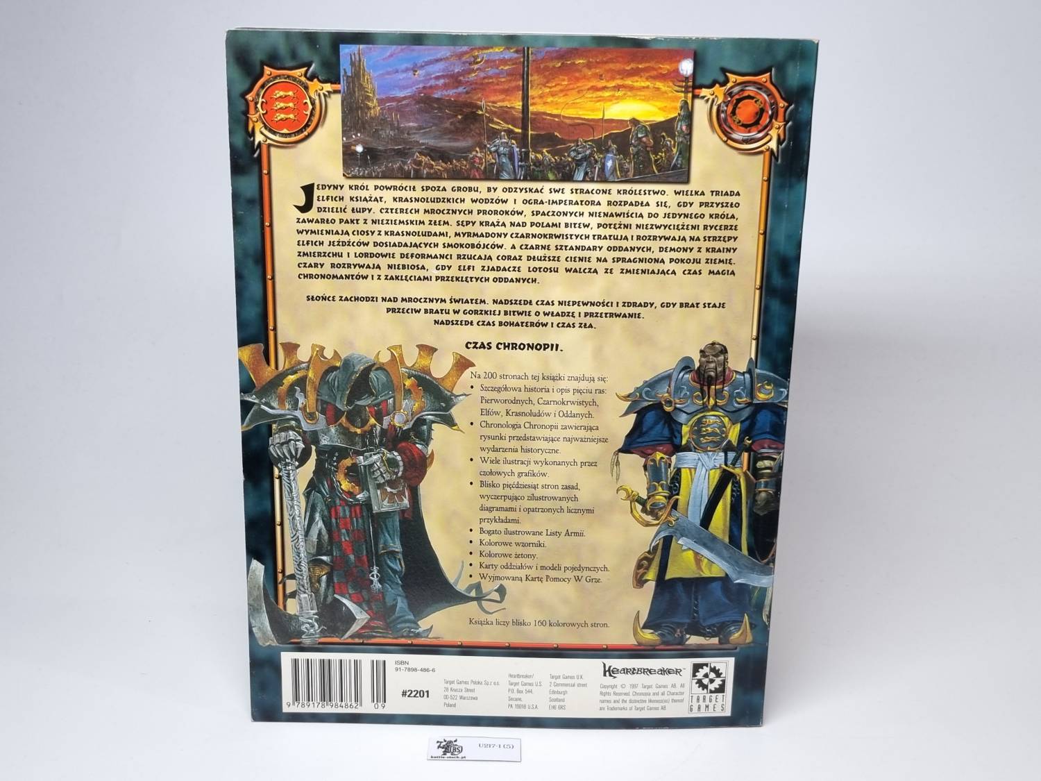 podręcznik chronopia gra bitewna osadzona w świecie dark fantasy