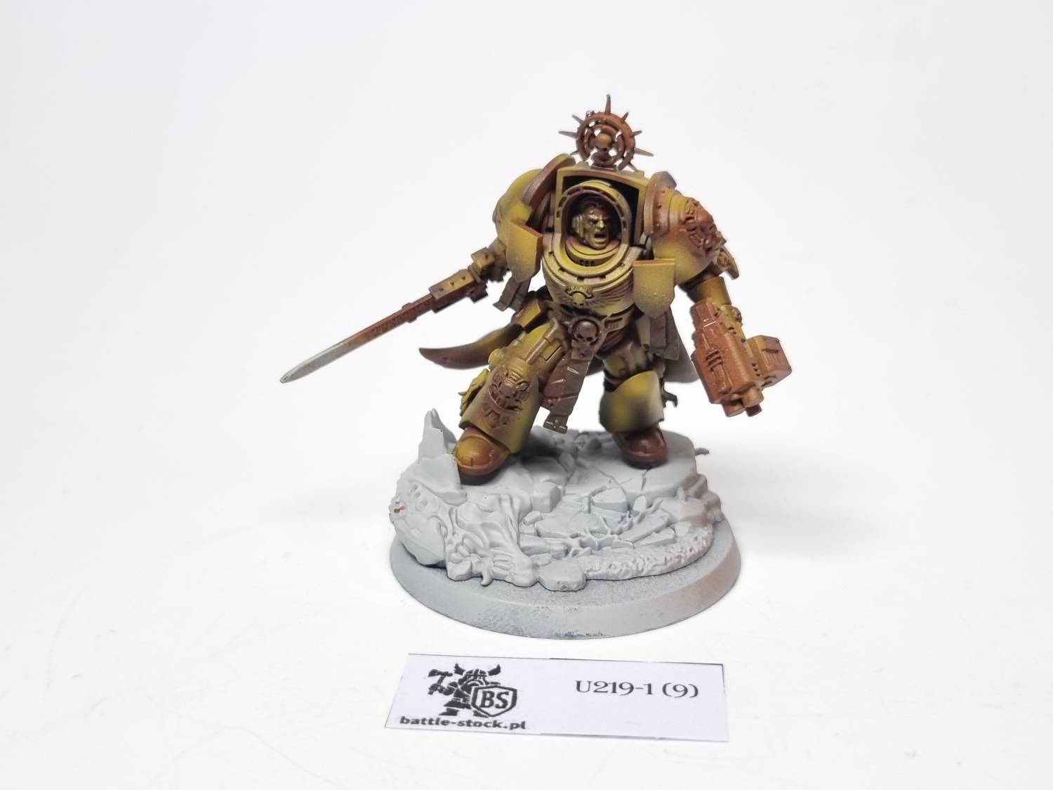 SM primaris commander in terminator armour