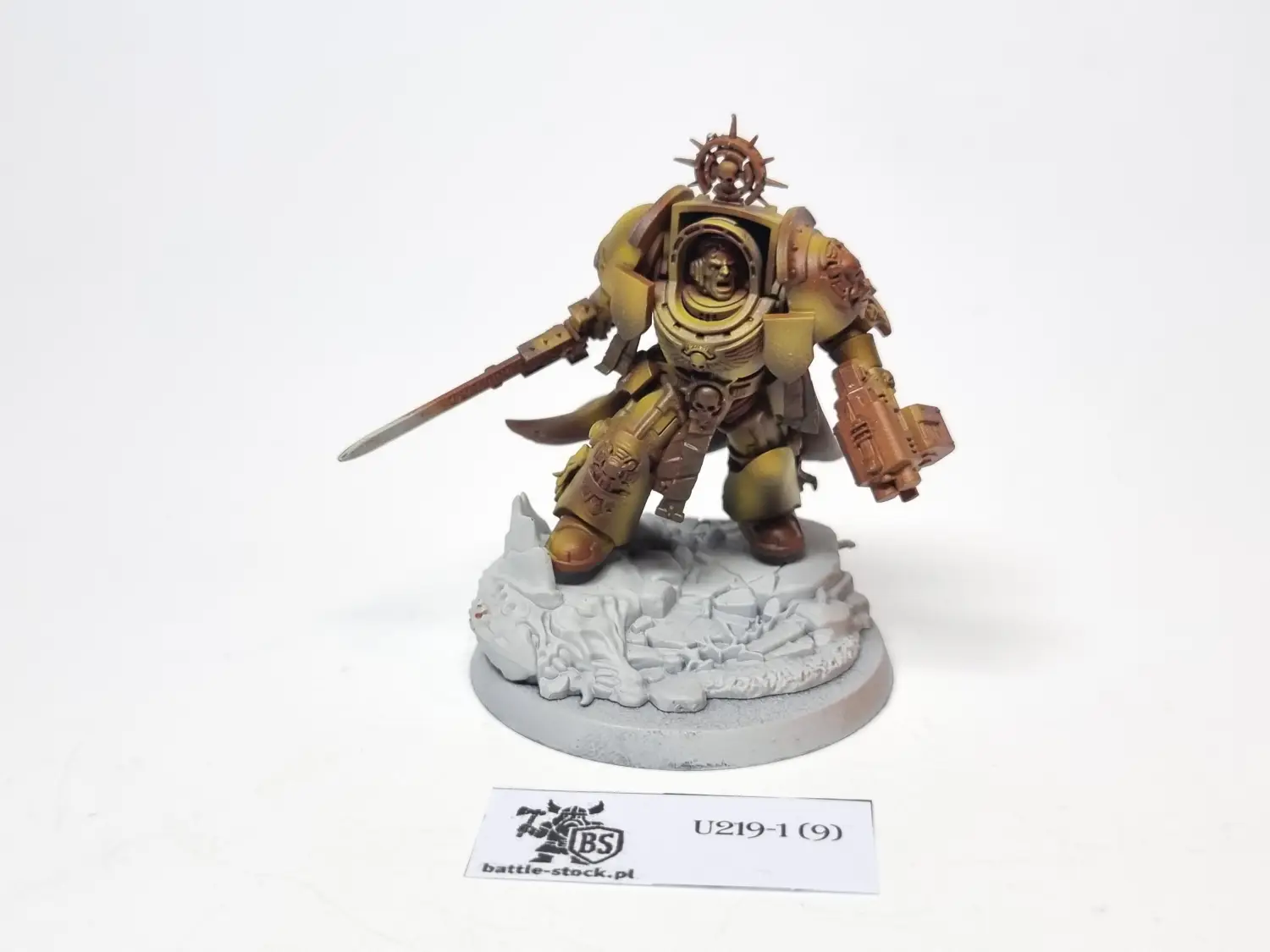SM primaris commander in terminator armour