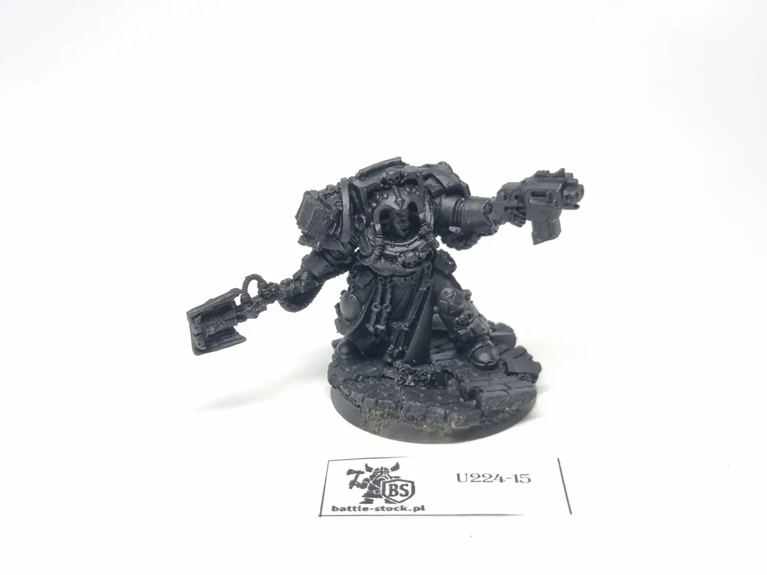 metal librarian in terminator armour