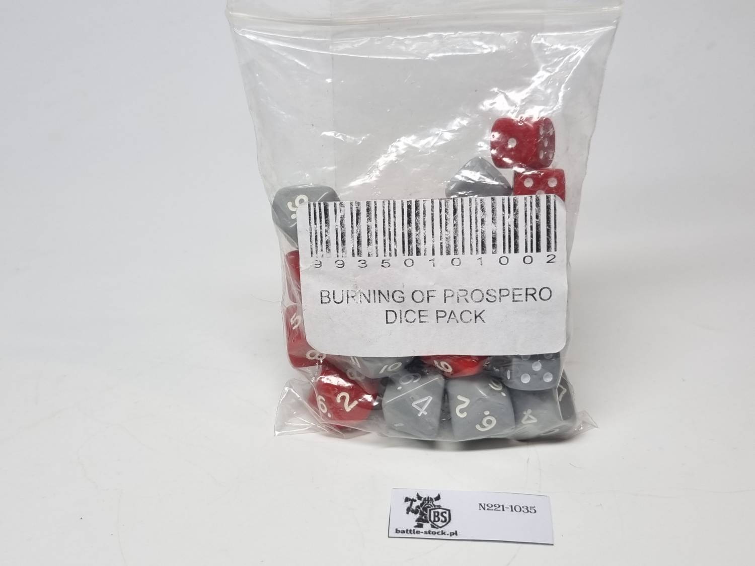 burning of prospero dice pack