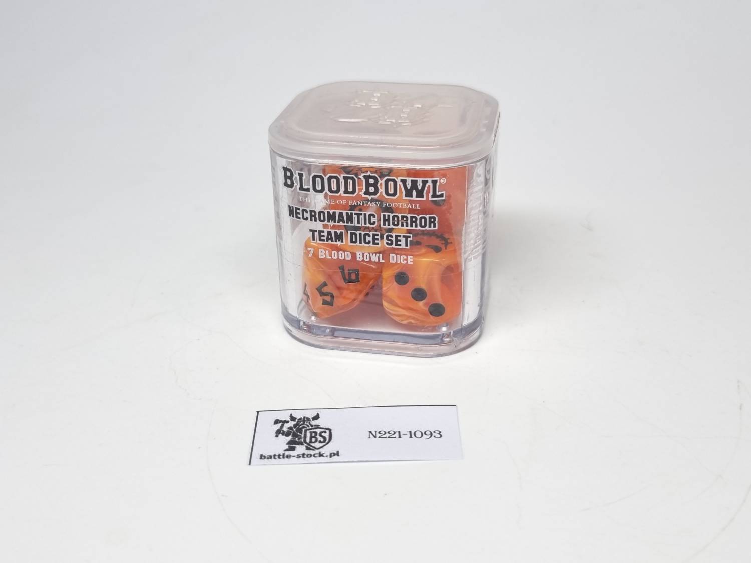 blood bowl necromantic horror team dice set