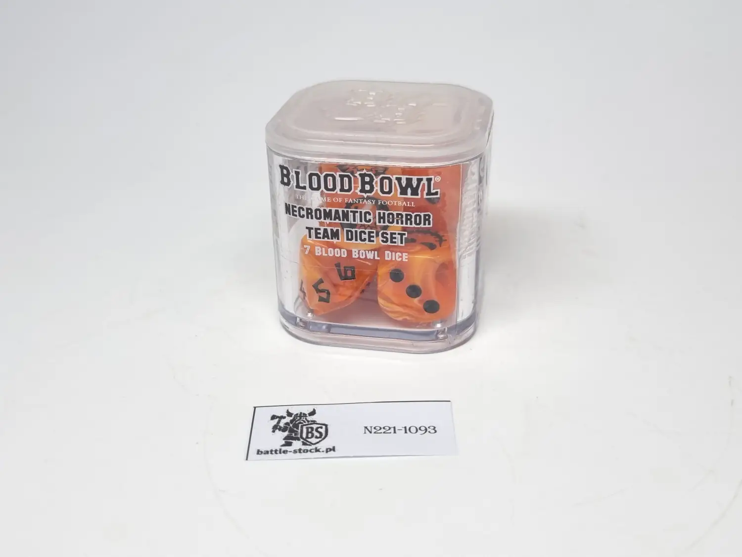 blood bowl necromantic horror team dice set