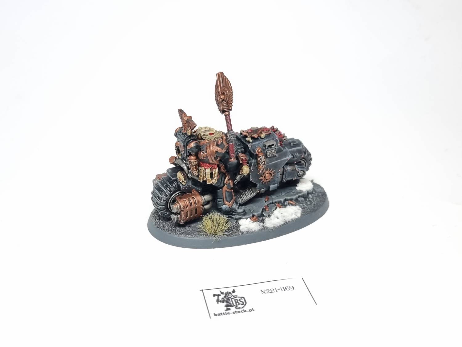 40k SW chaplain on bike