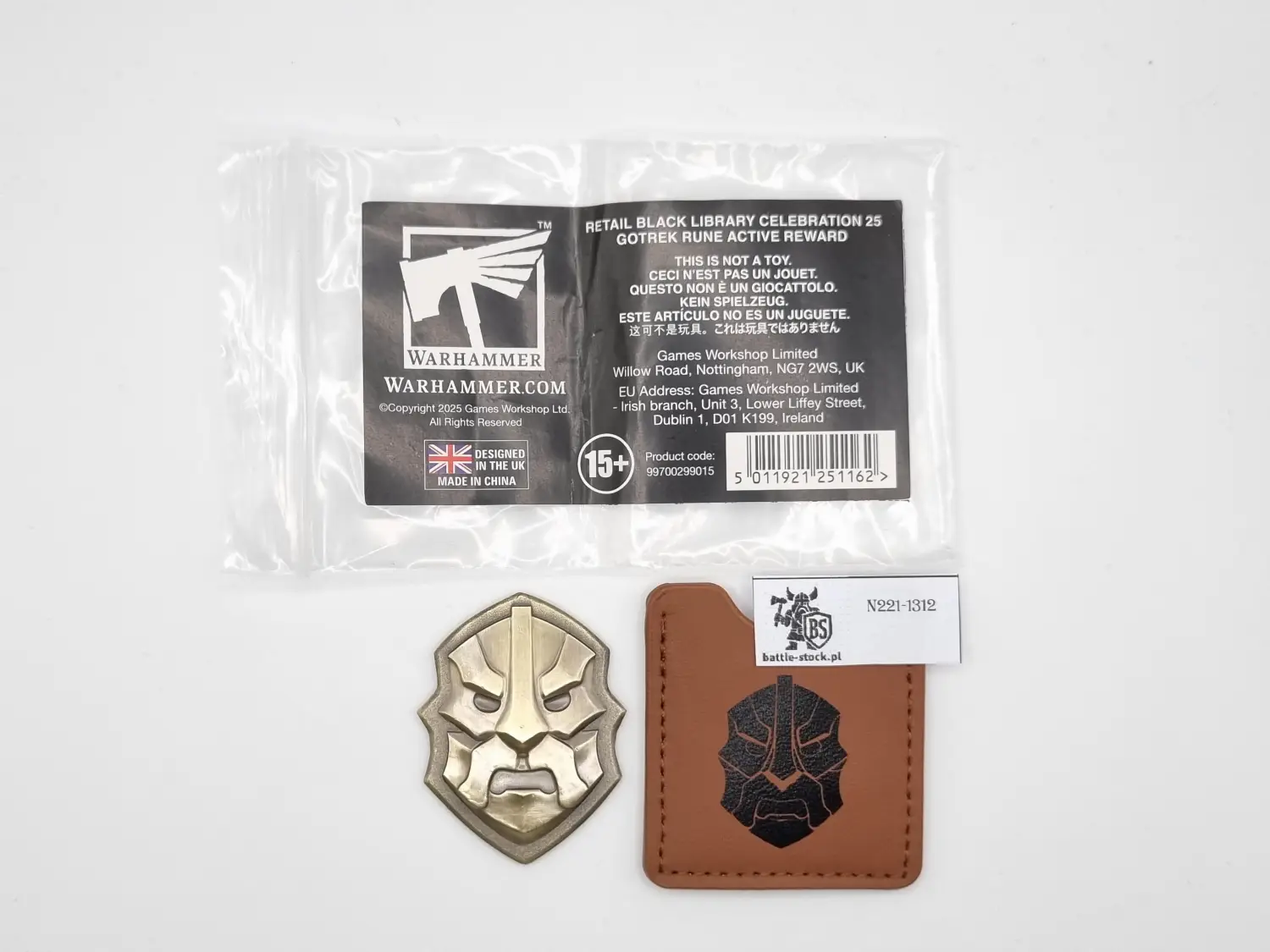 Black Library celebration 25 Gotrek Rune active reward