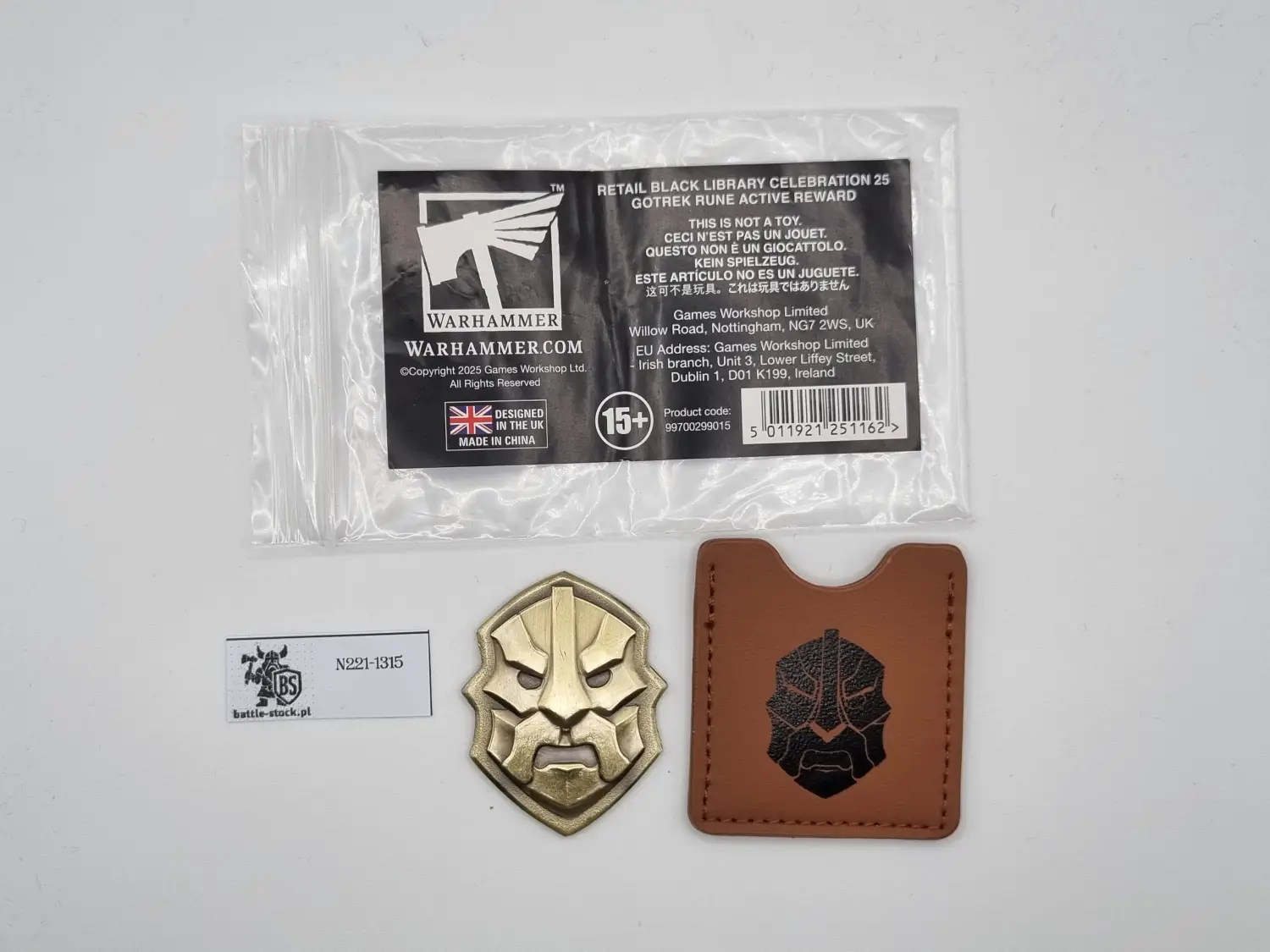 Black Library celebration 25 Gotrek Rune active reward