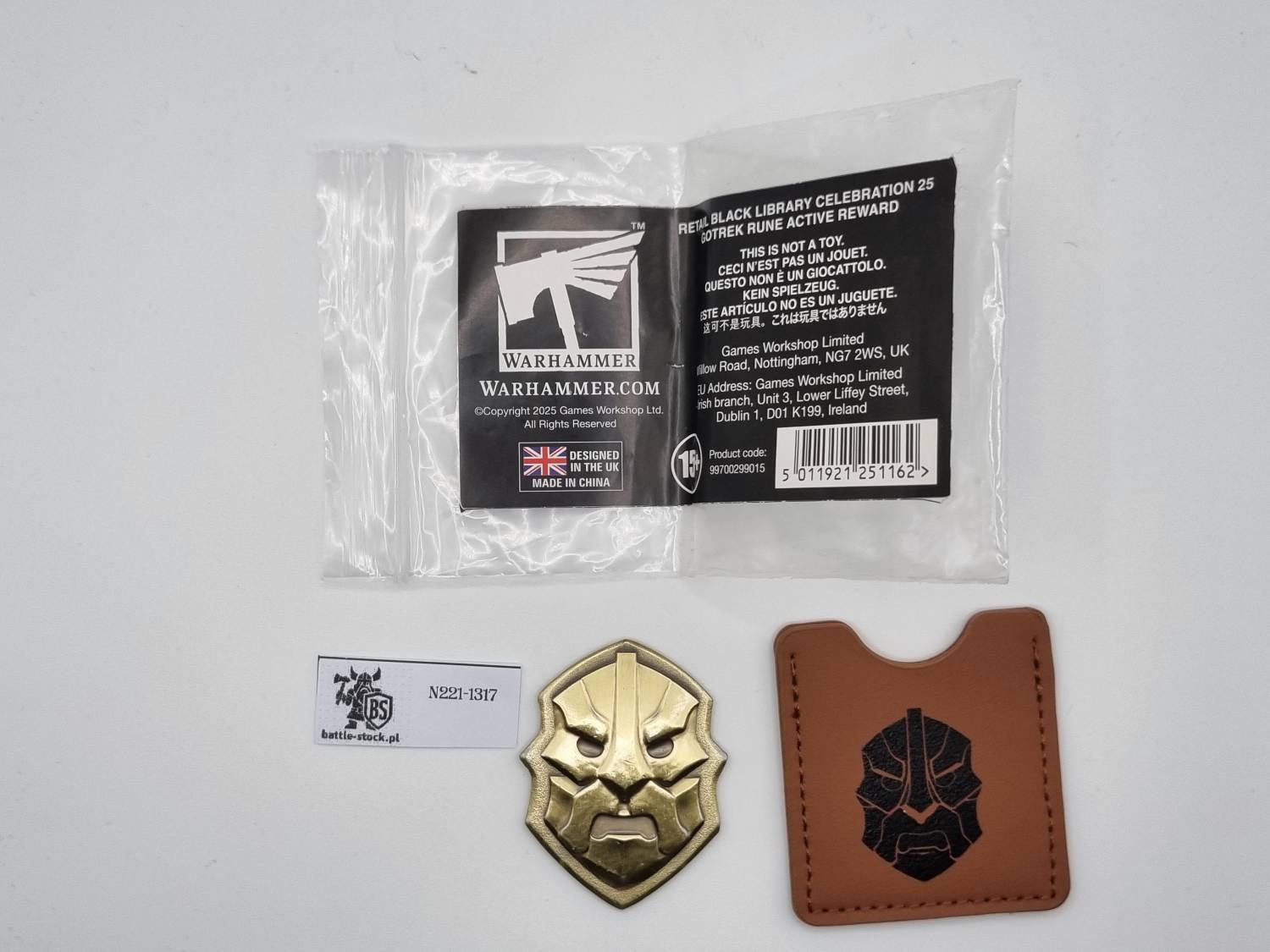 Black Library celebration 25 Gotrek Rune active reward