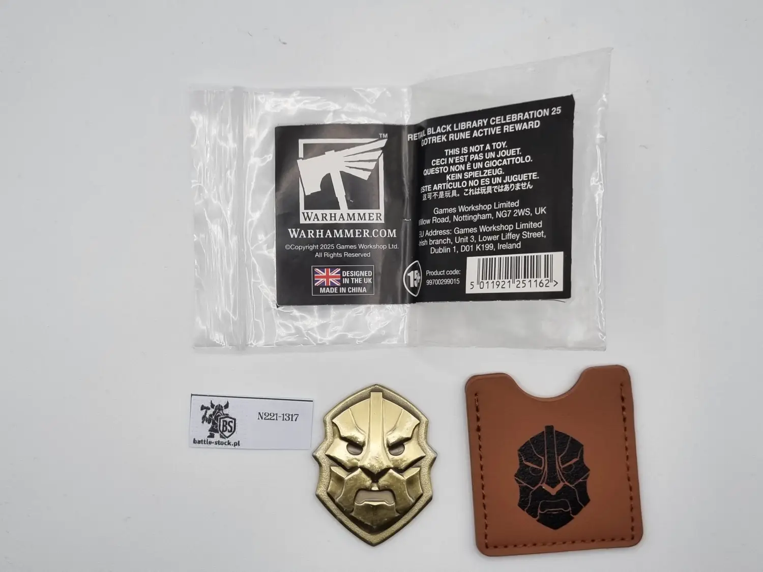 Black Library celebration 25 Gotrek Rune active reward