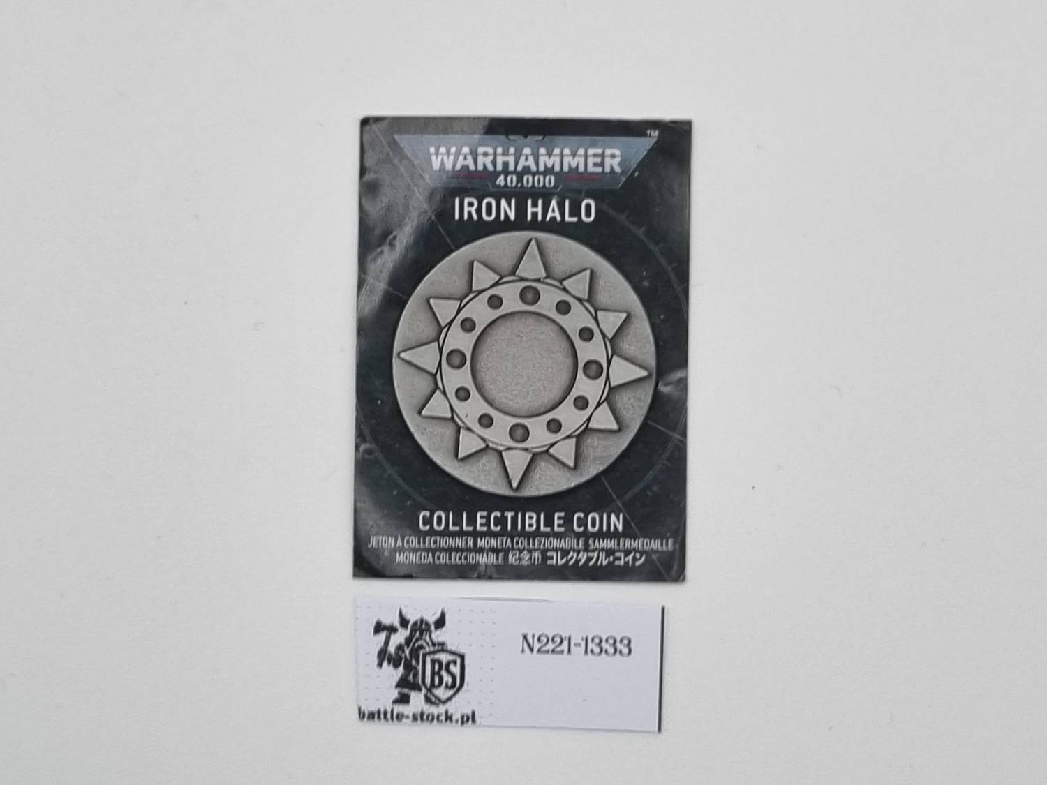 collectible coin iron halo