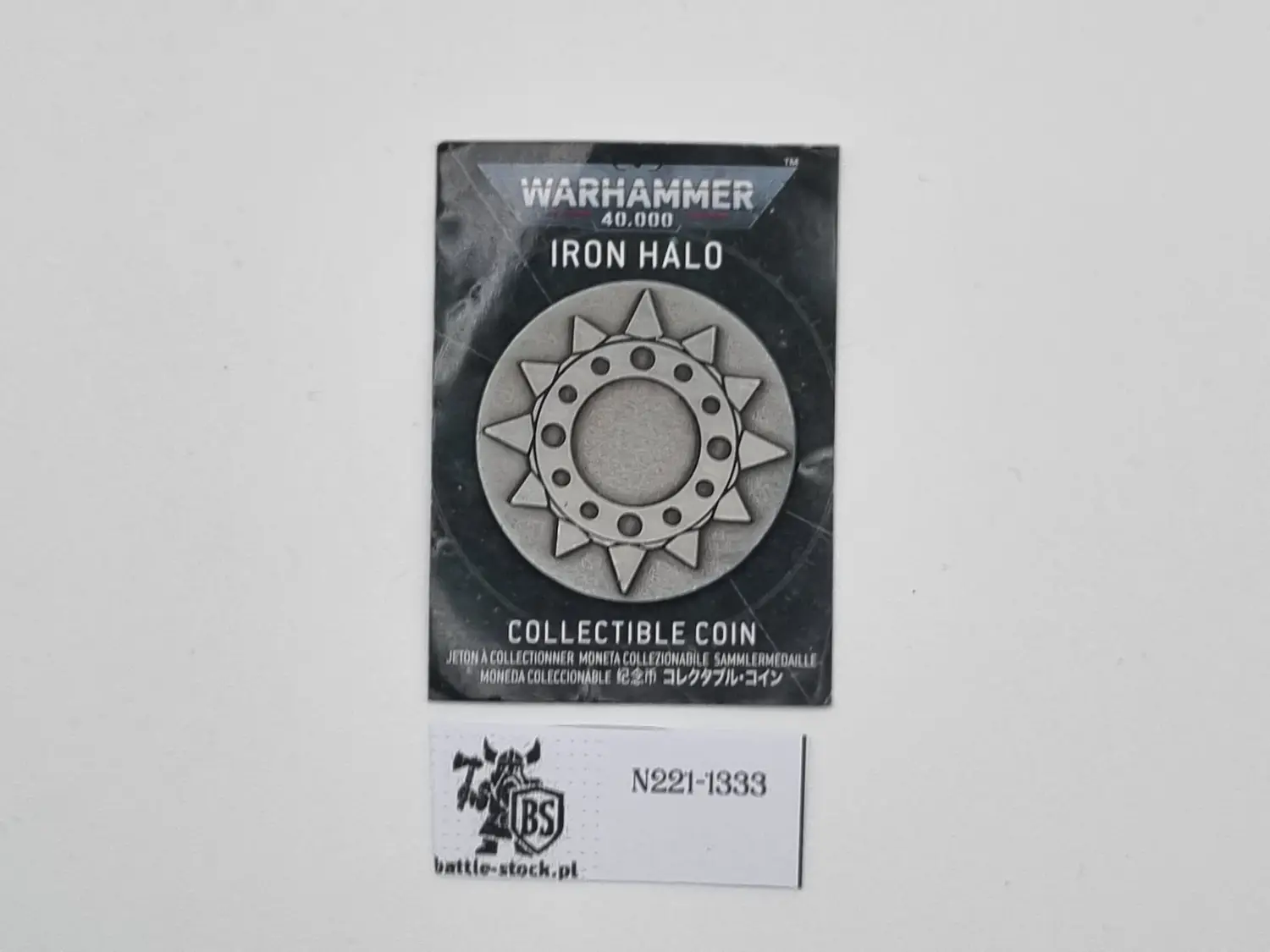 collectible coin iron halo