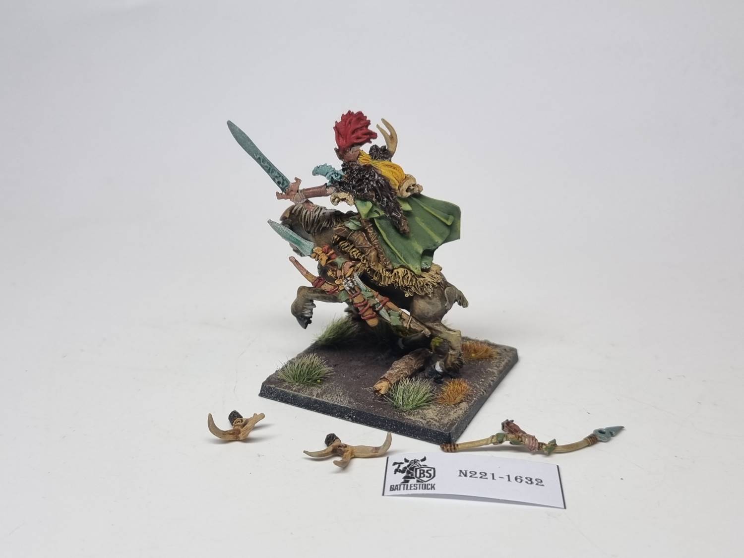 wood elf lord on great stag