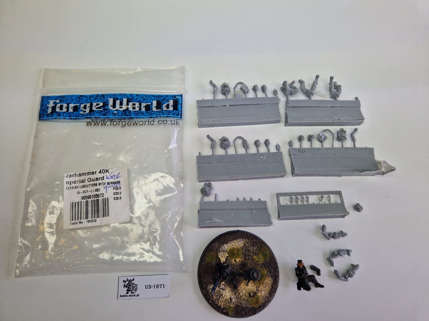 40k IG elysian lascutters with scanner