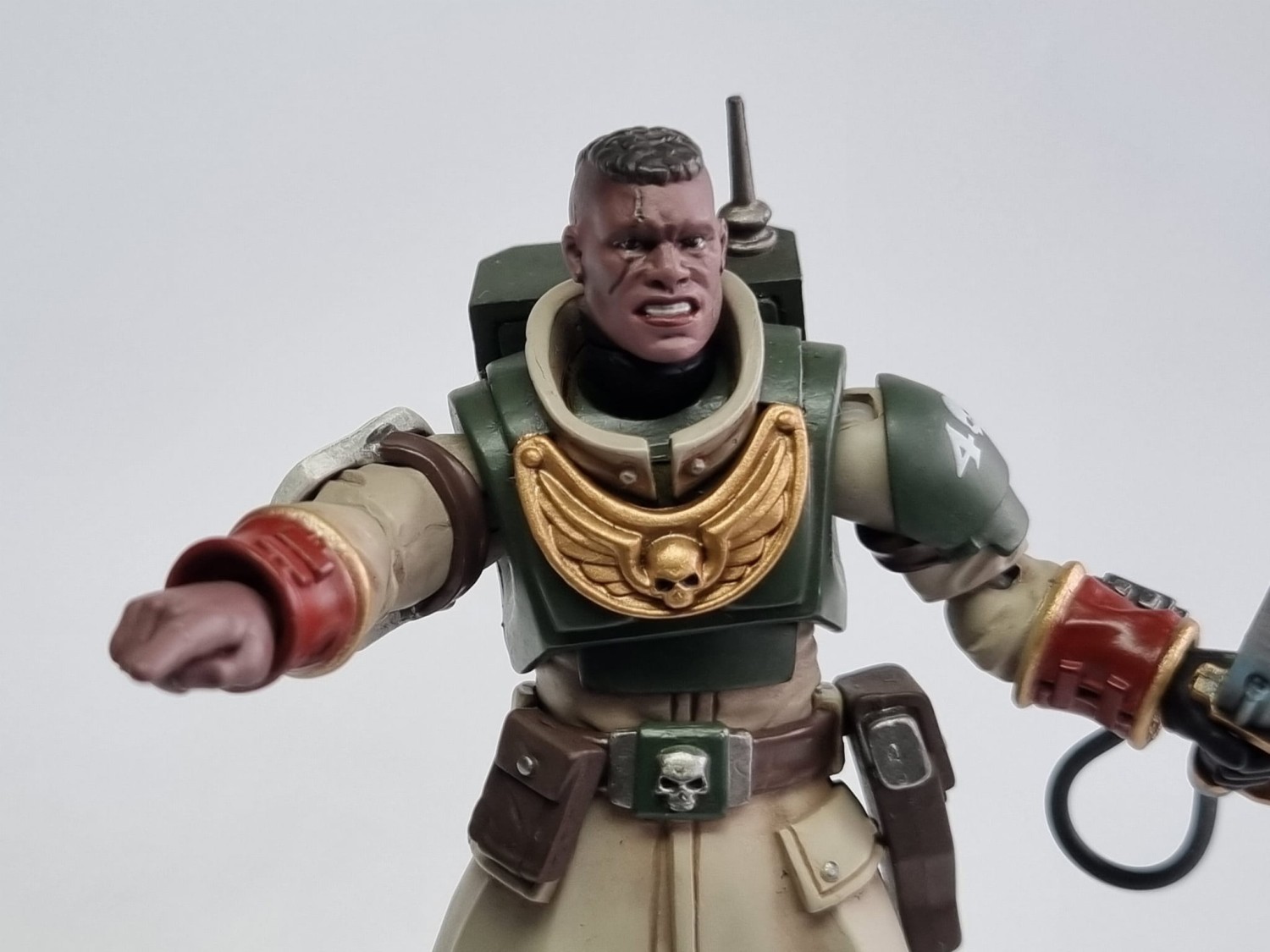 40k JoyToy Cadian commander with power sword