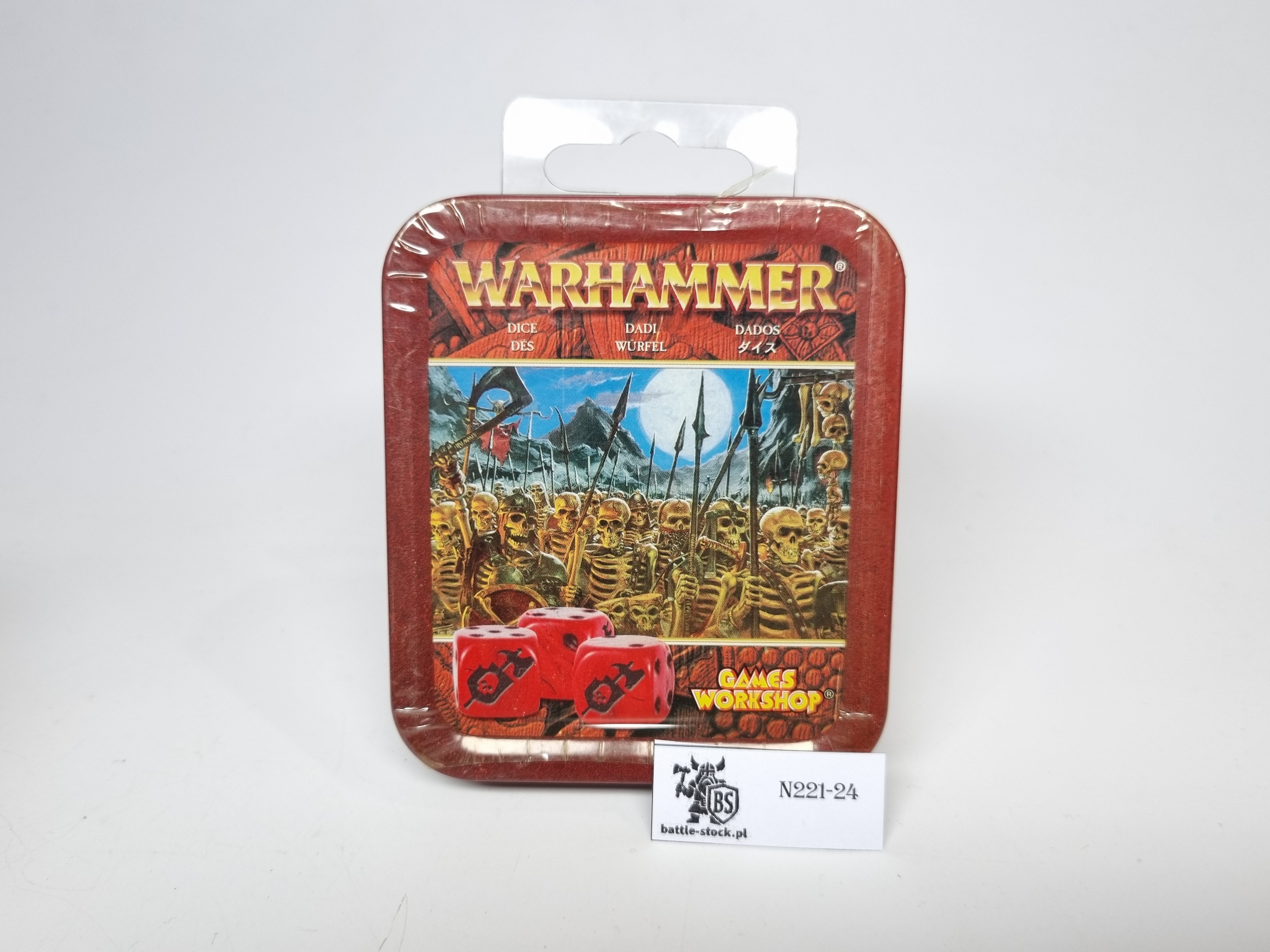 warhammer fantasy battle dice set - używane figurki Warhammer